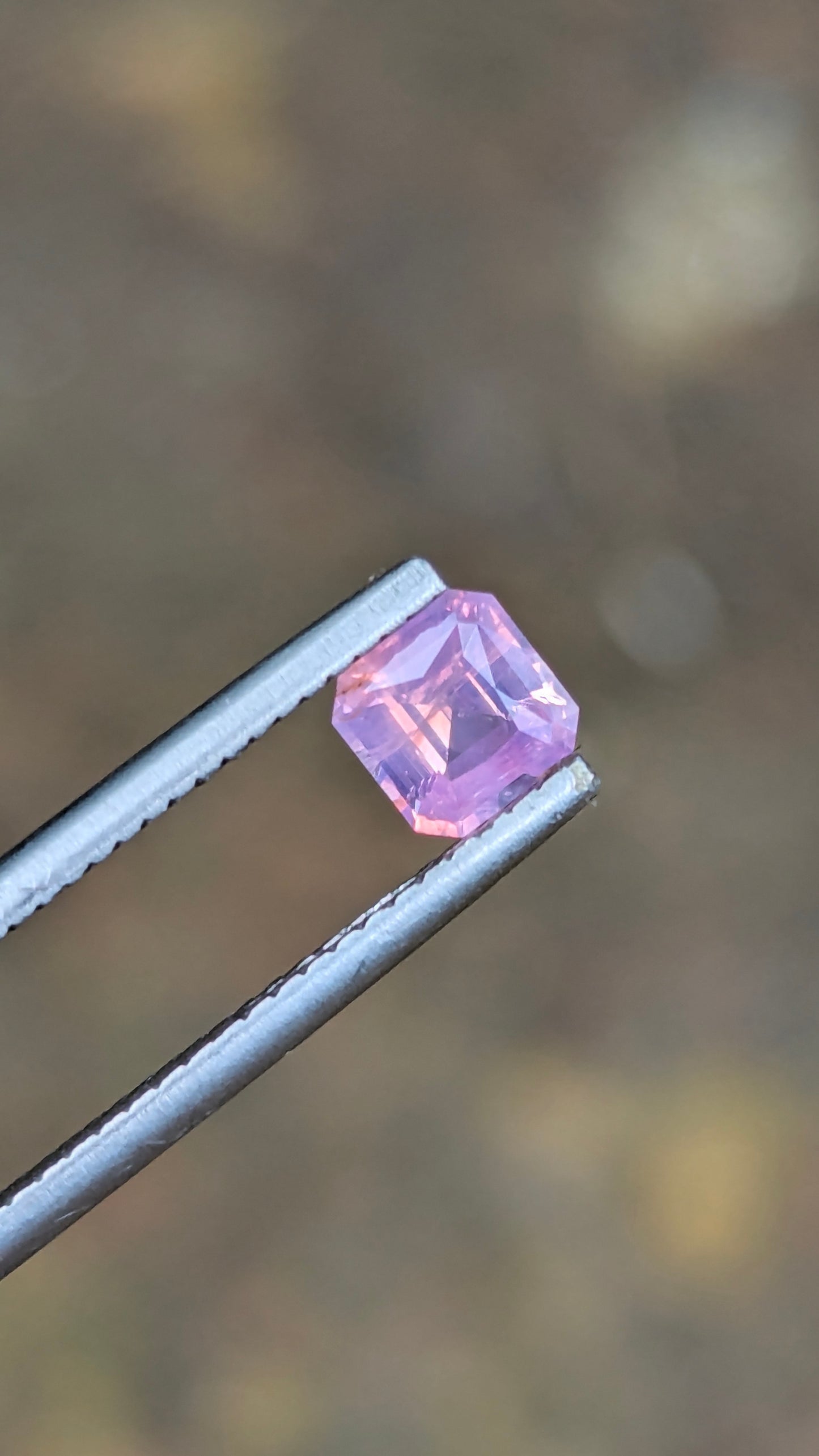 Natural Unheated Pink Sapphire 0.77 Ct | Asscher Cut | Sri Lanka