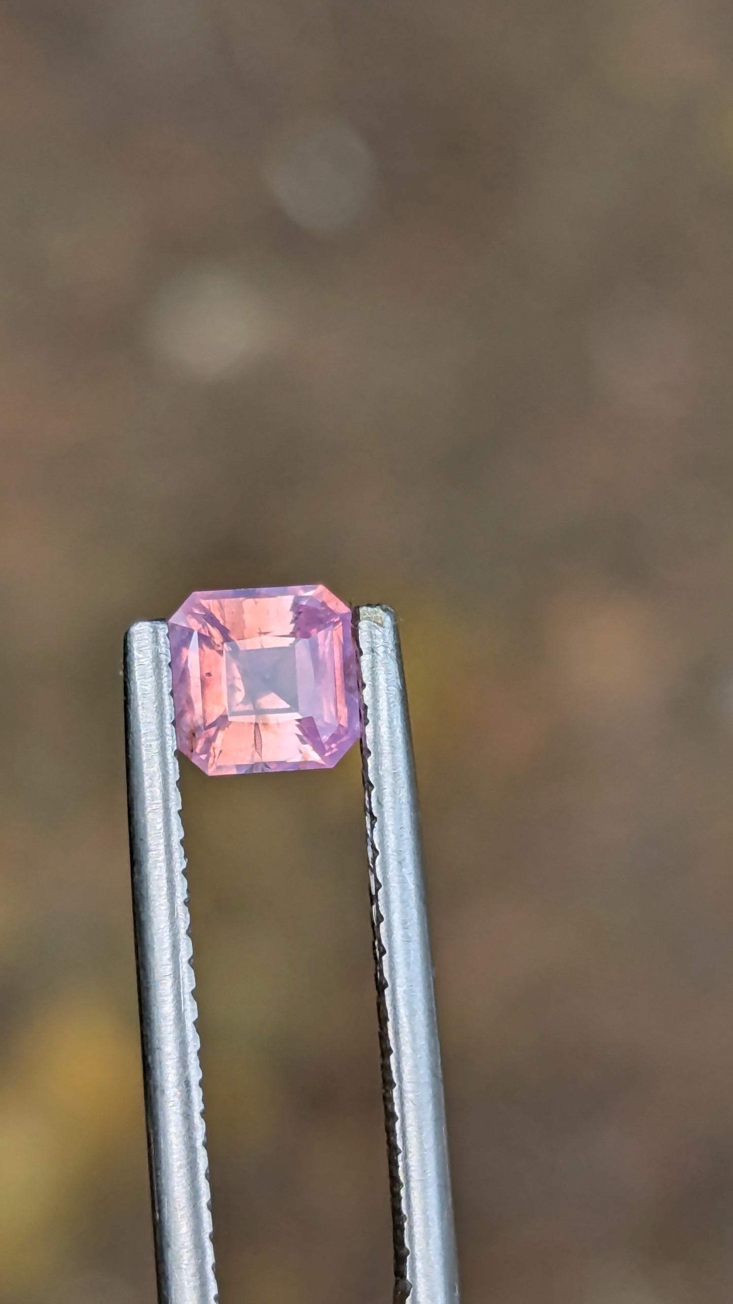Natural Unheated Pink Sapphire 0.77 Ct | Asscher Cut | Sri Lanka