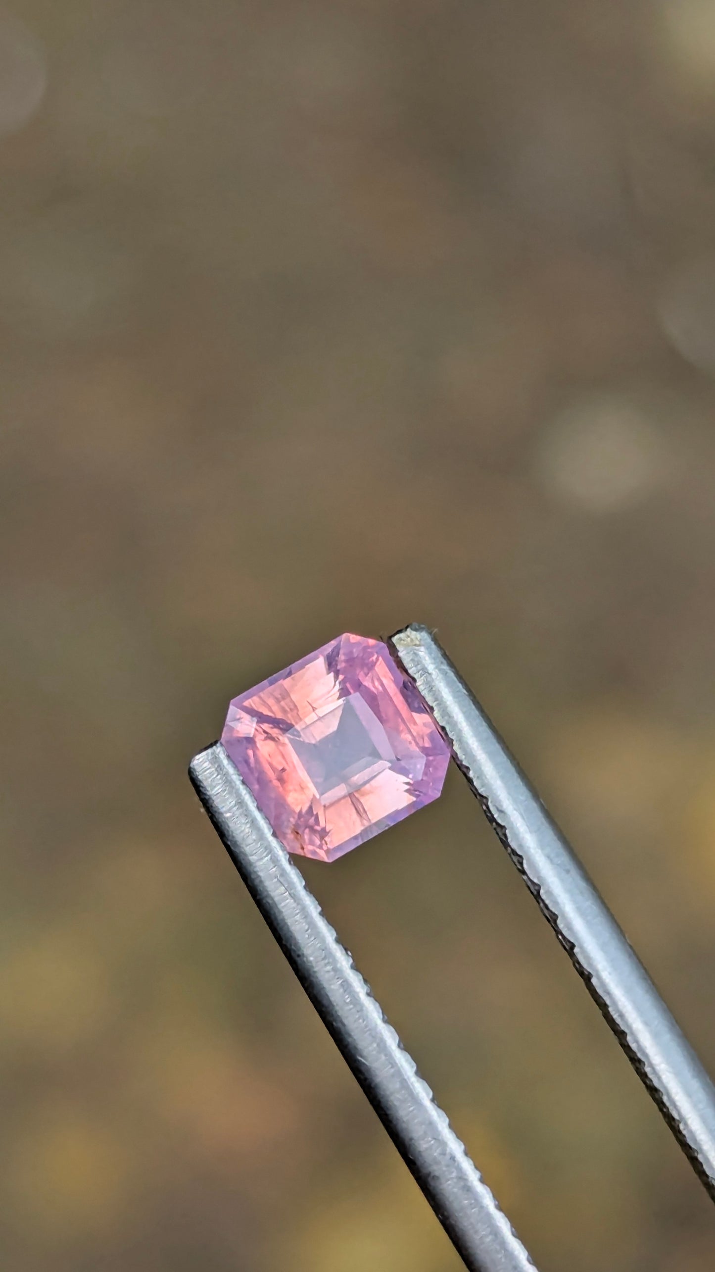 Natural Unheated Pink Sapphire 0.77 Ct | Asscher Cut | Sri Lanka