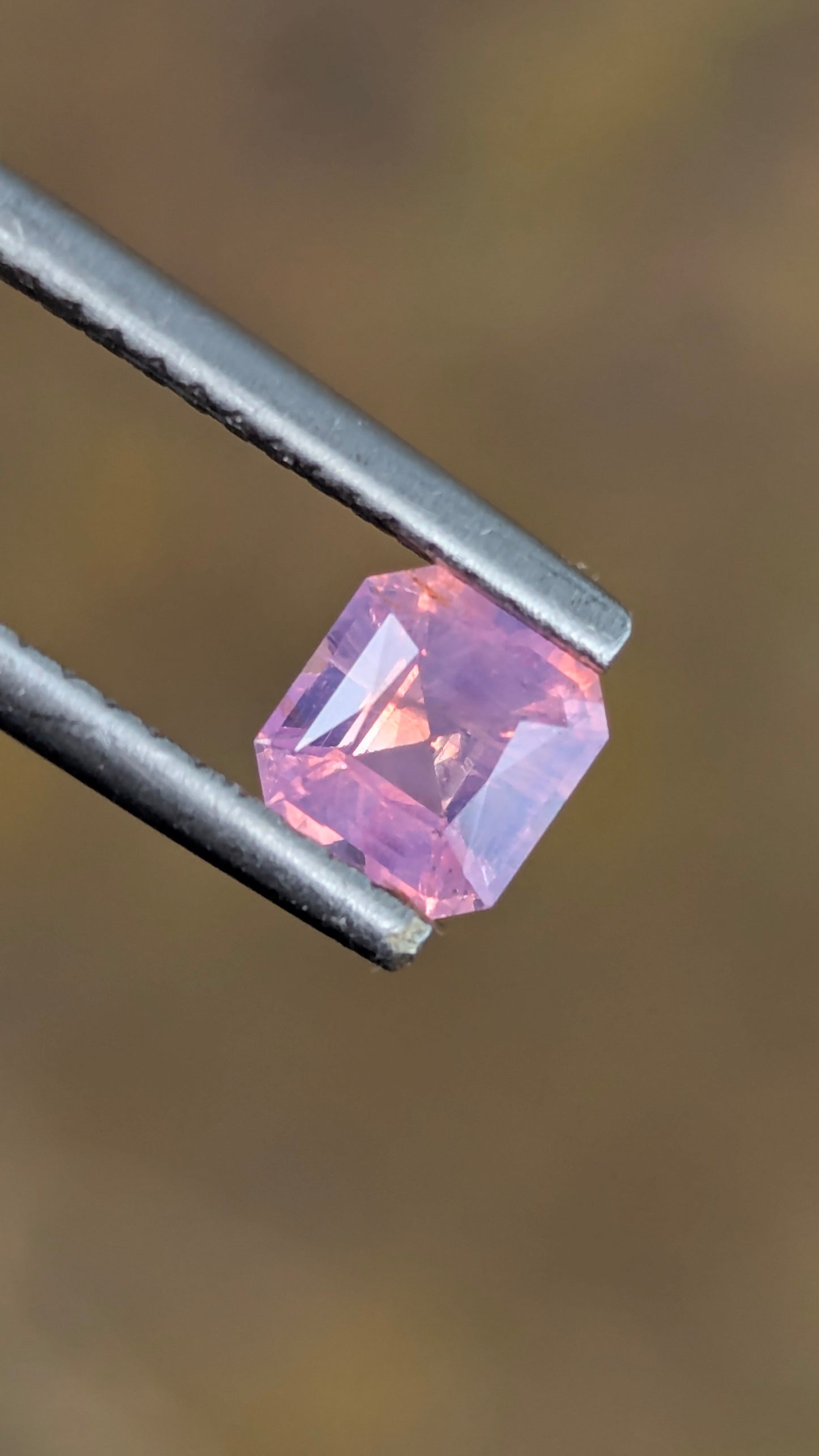 Natural Unheated Pink Sapphire 0.77 Ct | Asscher Cut | Sri Lanka