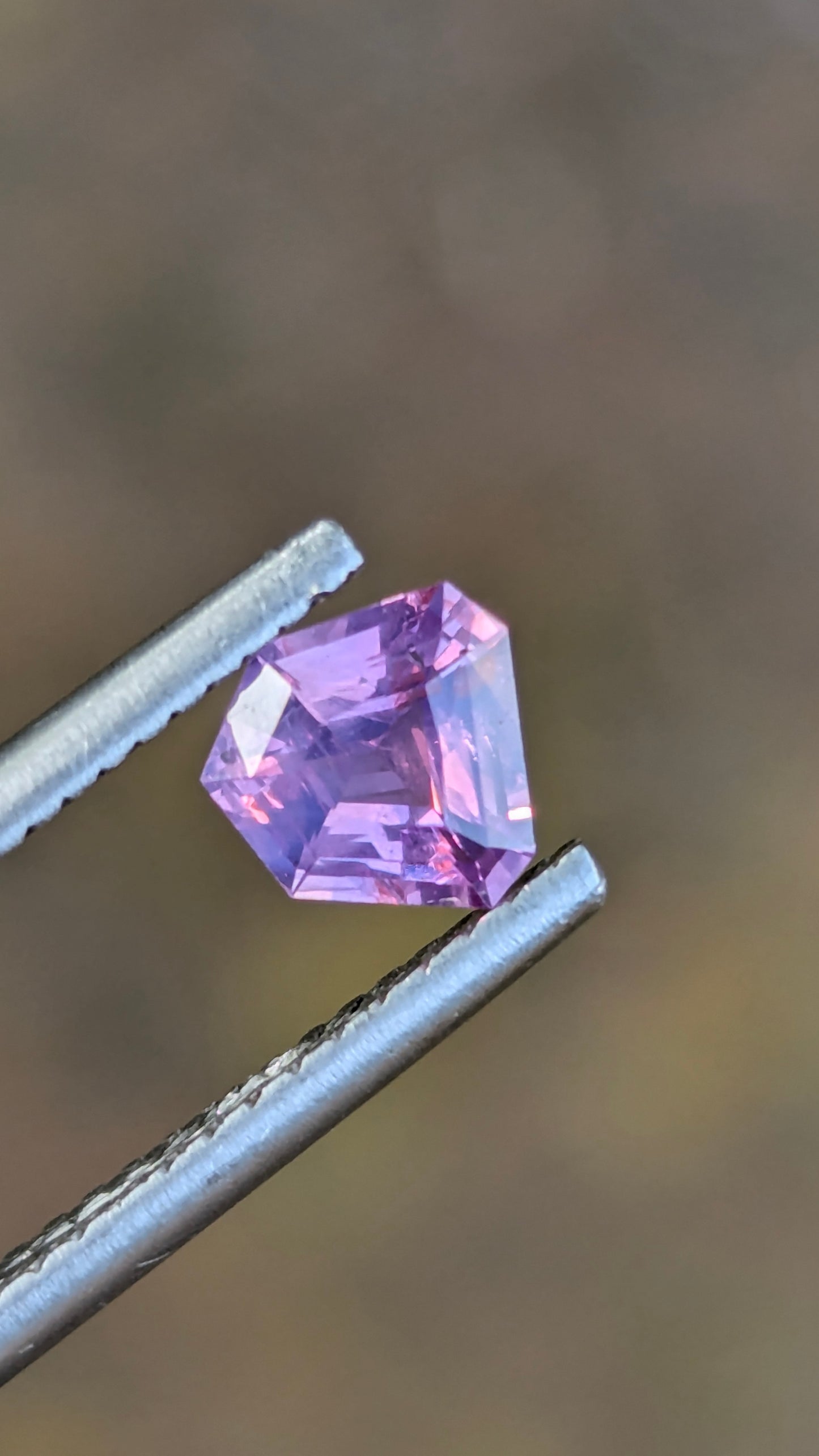 Natural Unheated Bi-Colour Sapphire 0.70 Ct | Fancy Pentagon Cut | Ceylon Gemstone