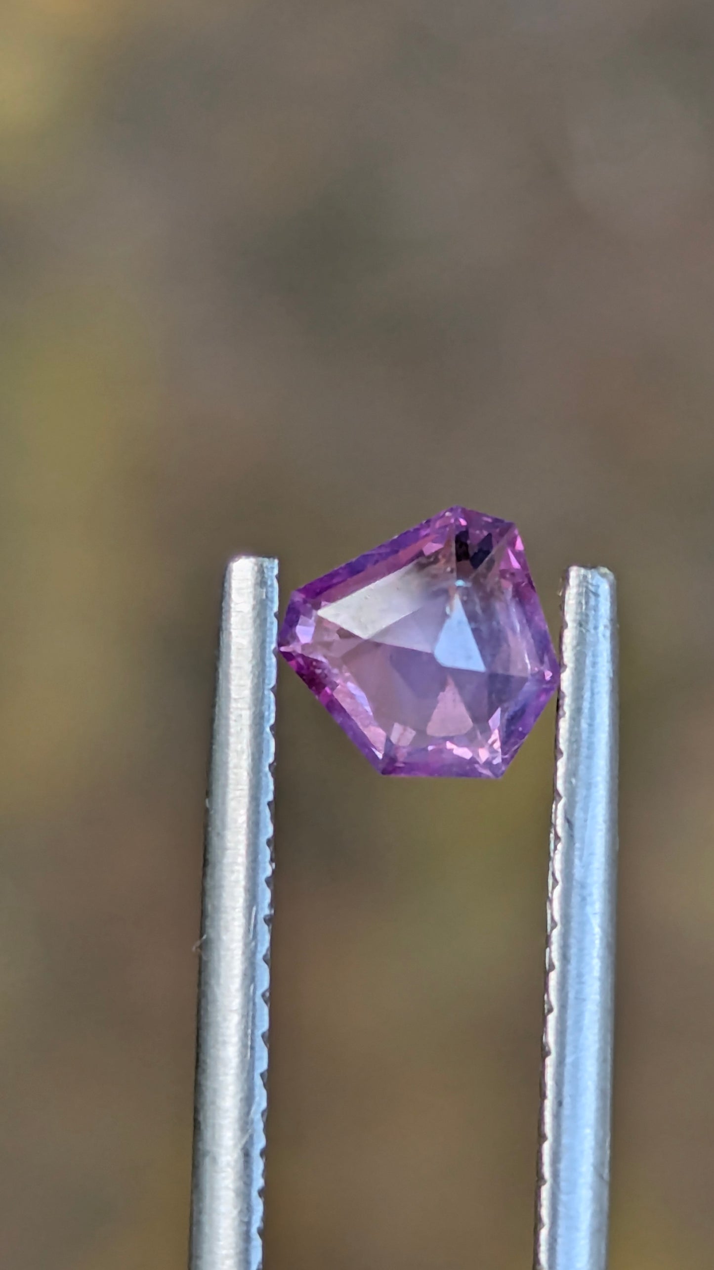 Natural Unheated Bi-Colour Sapphire 0.70 Ct | Fancy Pentagon Cut | Ceylon Gemstone