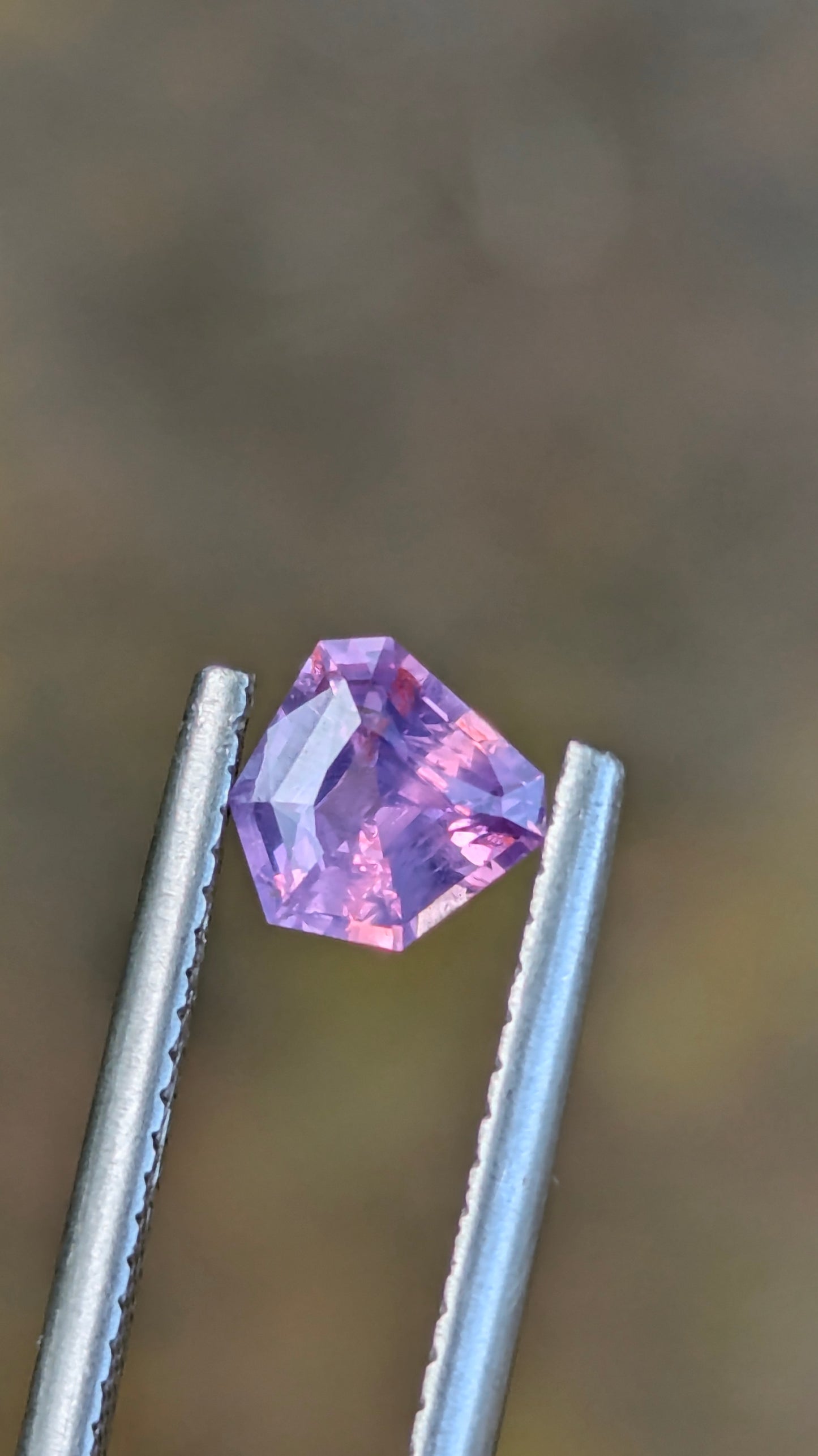 Natural Unheated Bi-Colour Sapphire 0.70 Ct | Fancy Pentagon Cut | Ceylon Gemstone