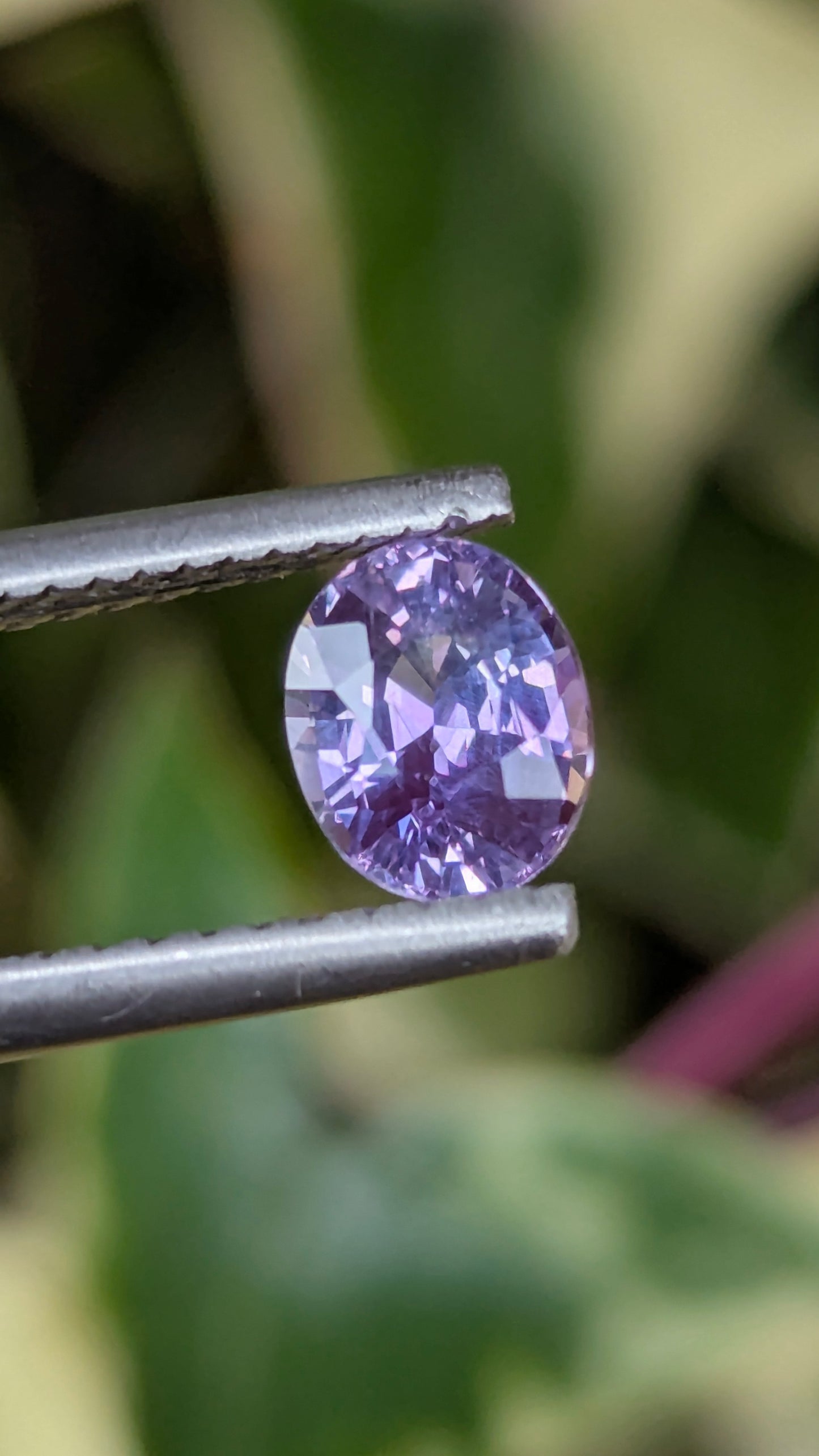 Natural Unheated Lavender Sapphire 1.05 Ct | Oval Cut | VVS | Ceylon Gemstone