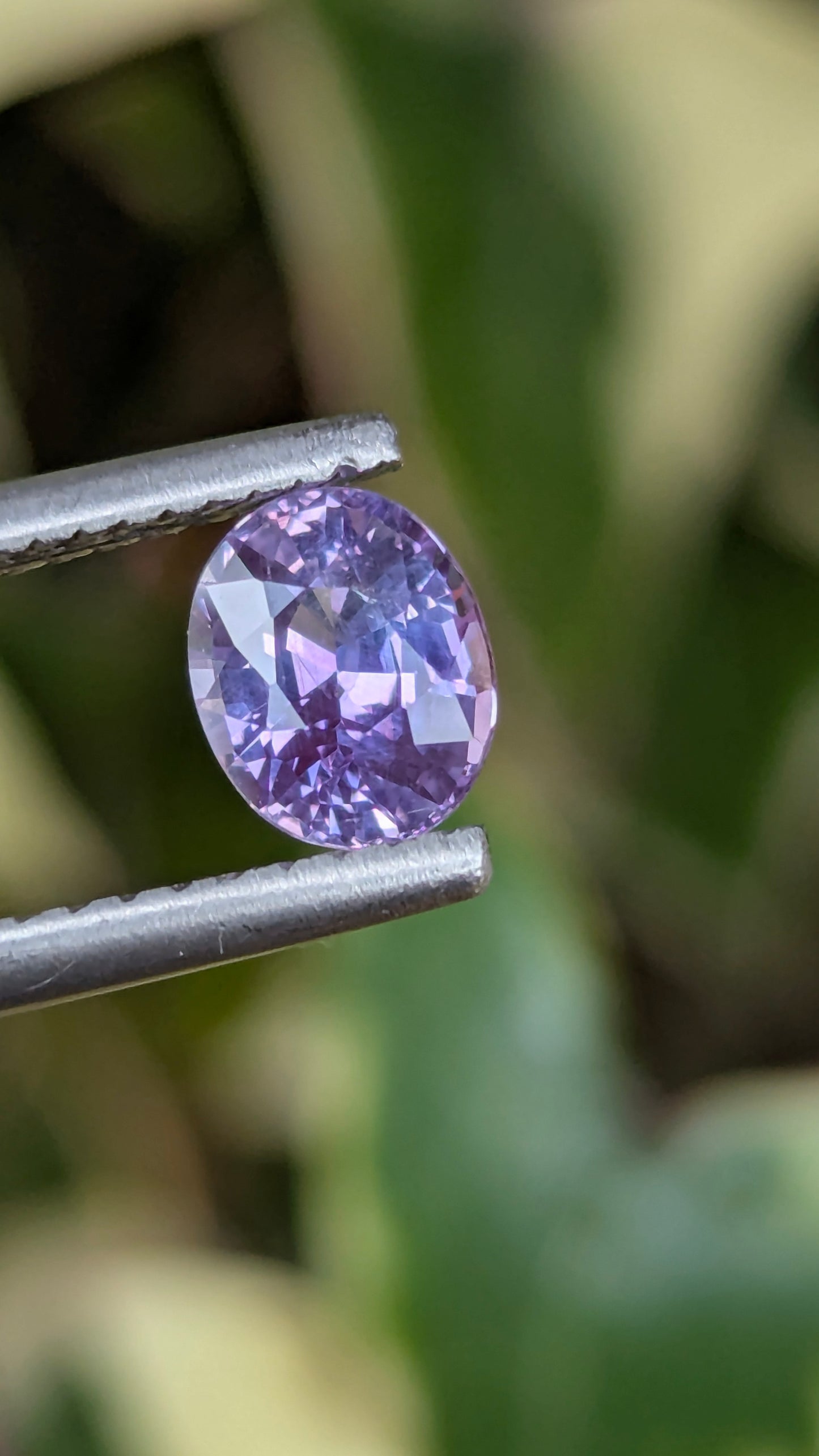 Natural Unheated Lavender Sapphire 1.05 Ct | Oval Cut | VVS | Ceylon Gemstone