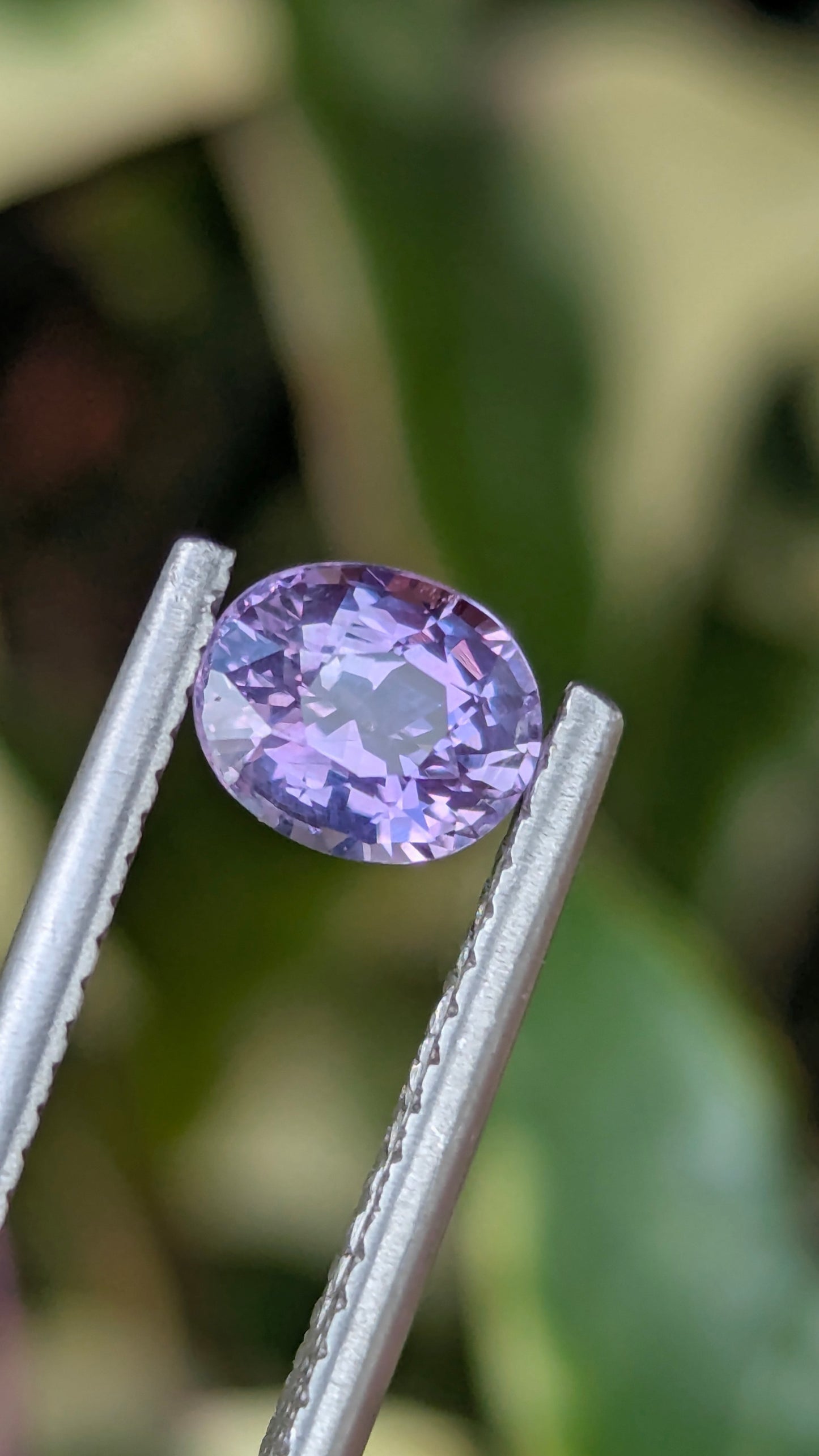 Natural Unheated Lavender Sapphire 1.05 Ct | Oval Cut | VVS | Ceylon Gemstone