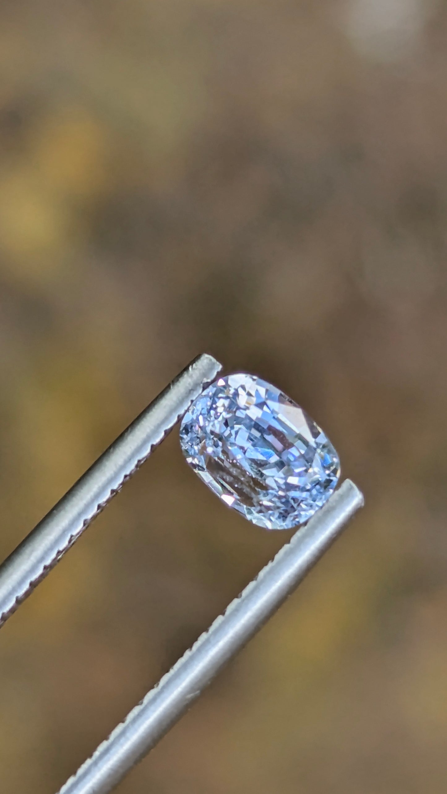 Natural White Sapphire 1.19 Ct | Oval Cut | VVS | Ceylon Gemstone