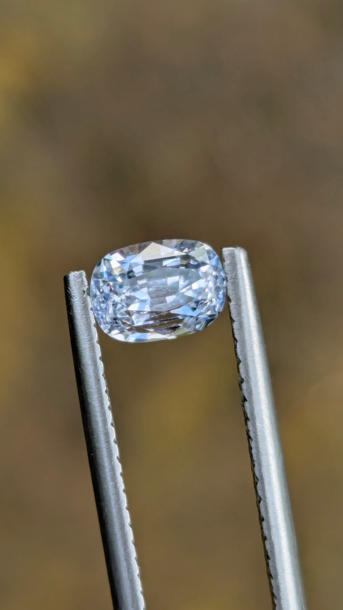 Natural White Sapphire 1.19 Ct | Oval Cut | VVS | Ceylon Gemstone
