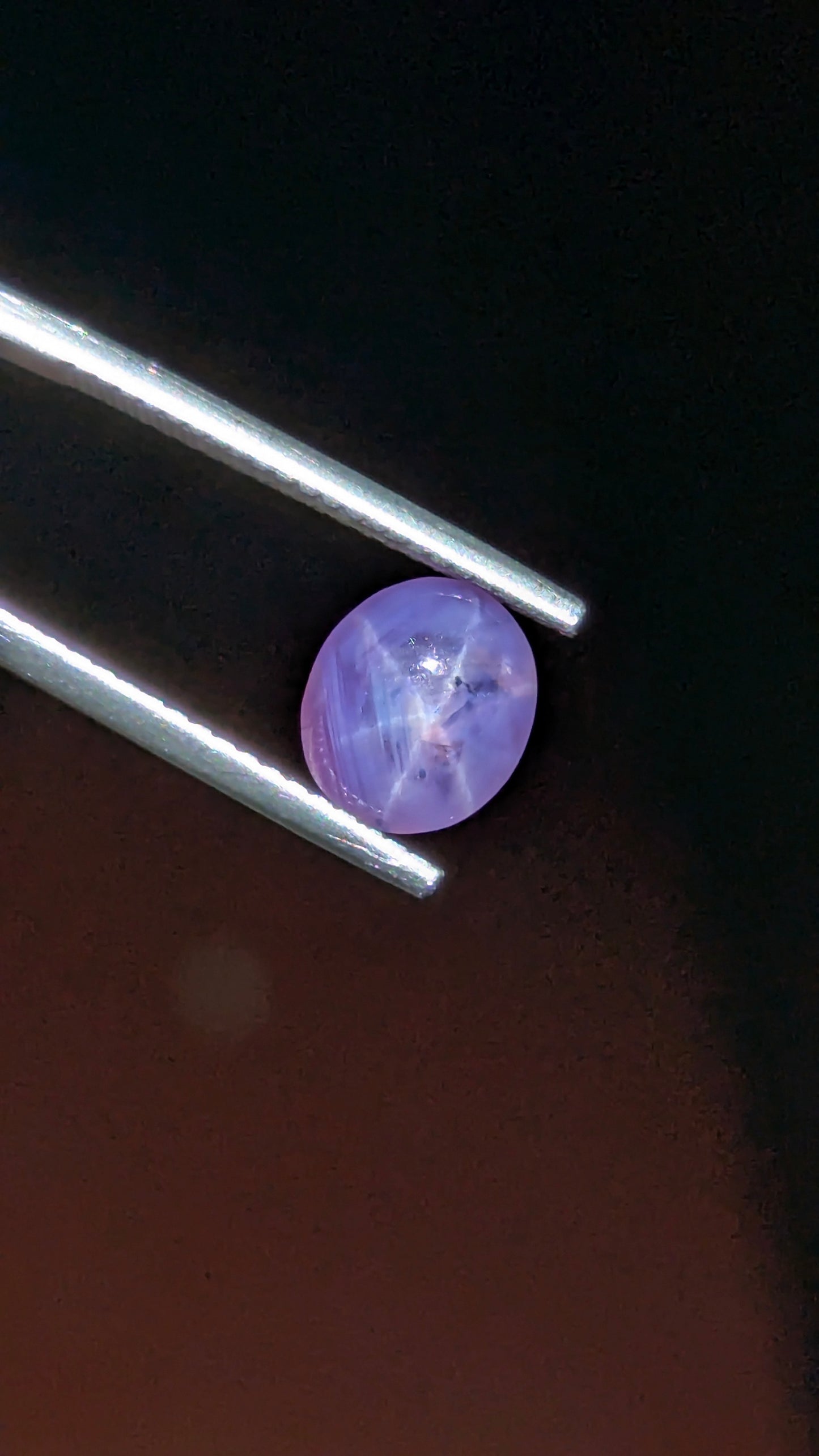 Natural Purple Star Sapphire 2.57 Ct | Oval Cabochon | Sri Lanka