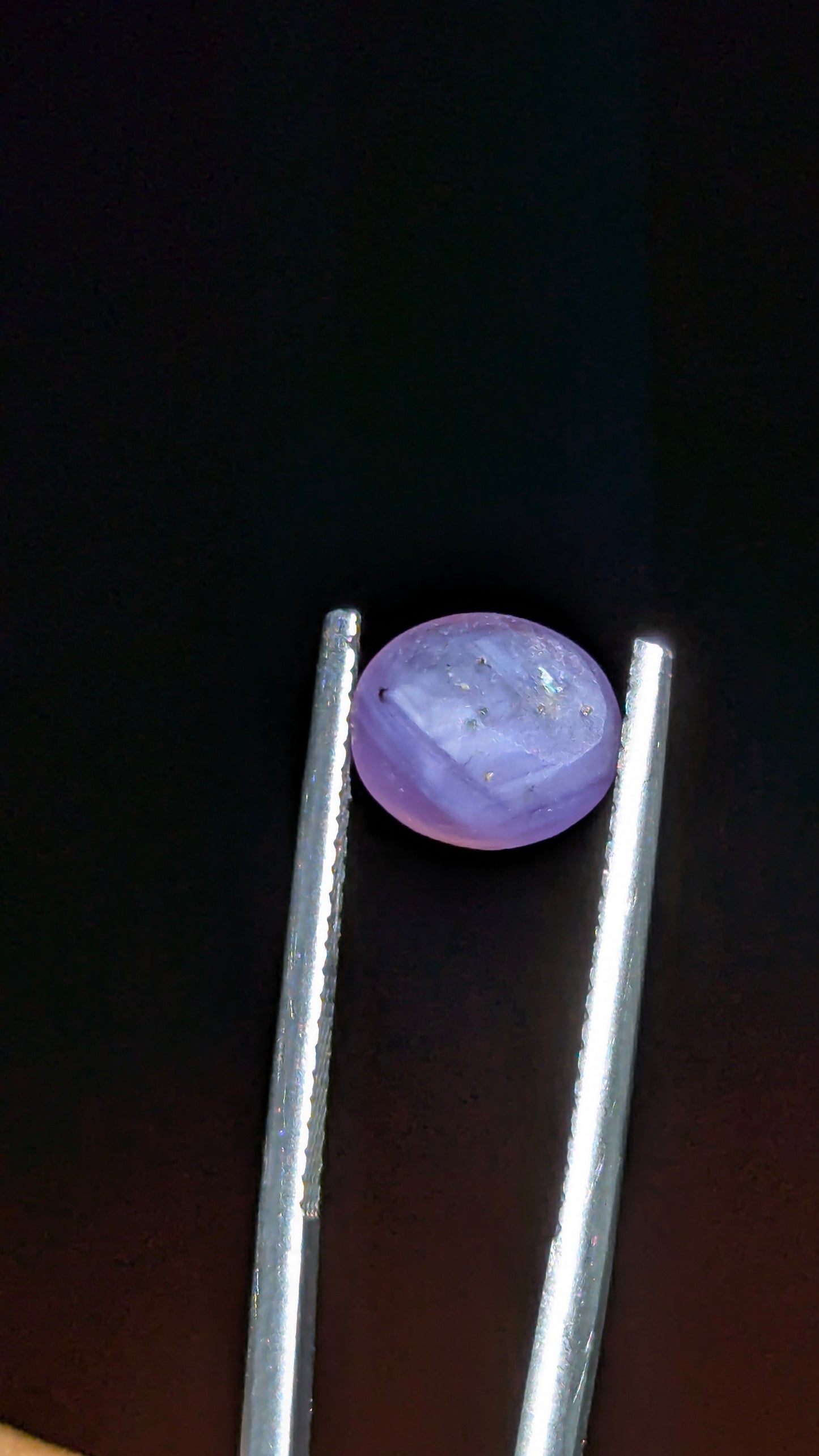 Natural Purple Star Sapphire 2.57 Ct | Oval Cabochon | Sri Lanka