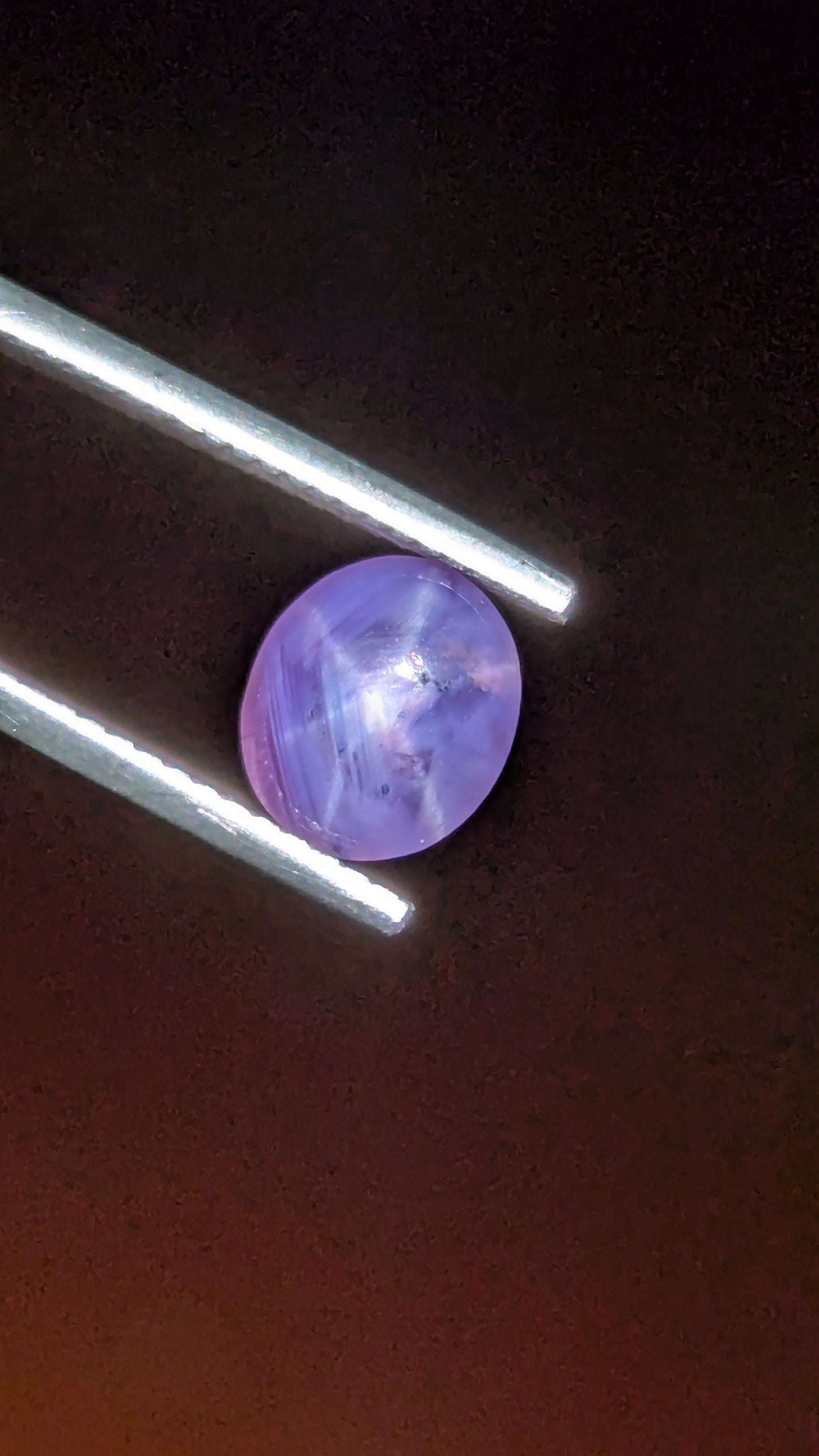 Natural Purple Star Sapphire 2.57 Ct | Oval Cabochon | Sri Lanka