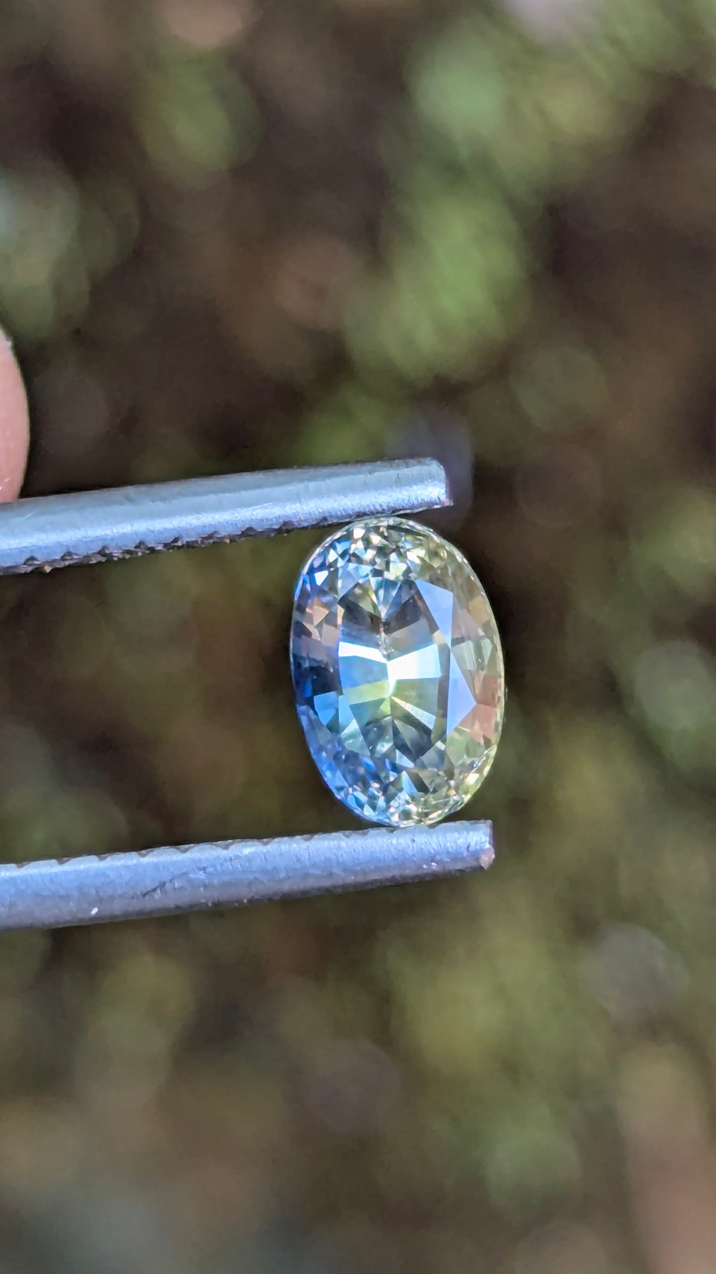 Natural Bi-Colour Sapphire – 1.10 ct Unheated Ceylon Oval Gemstone