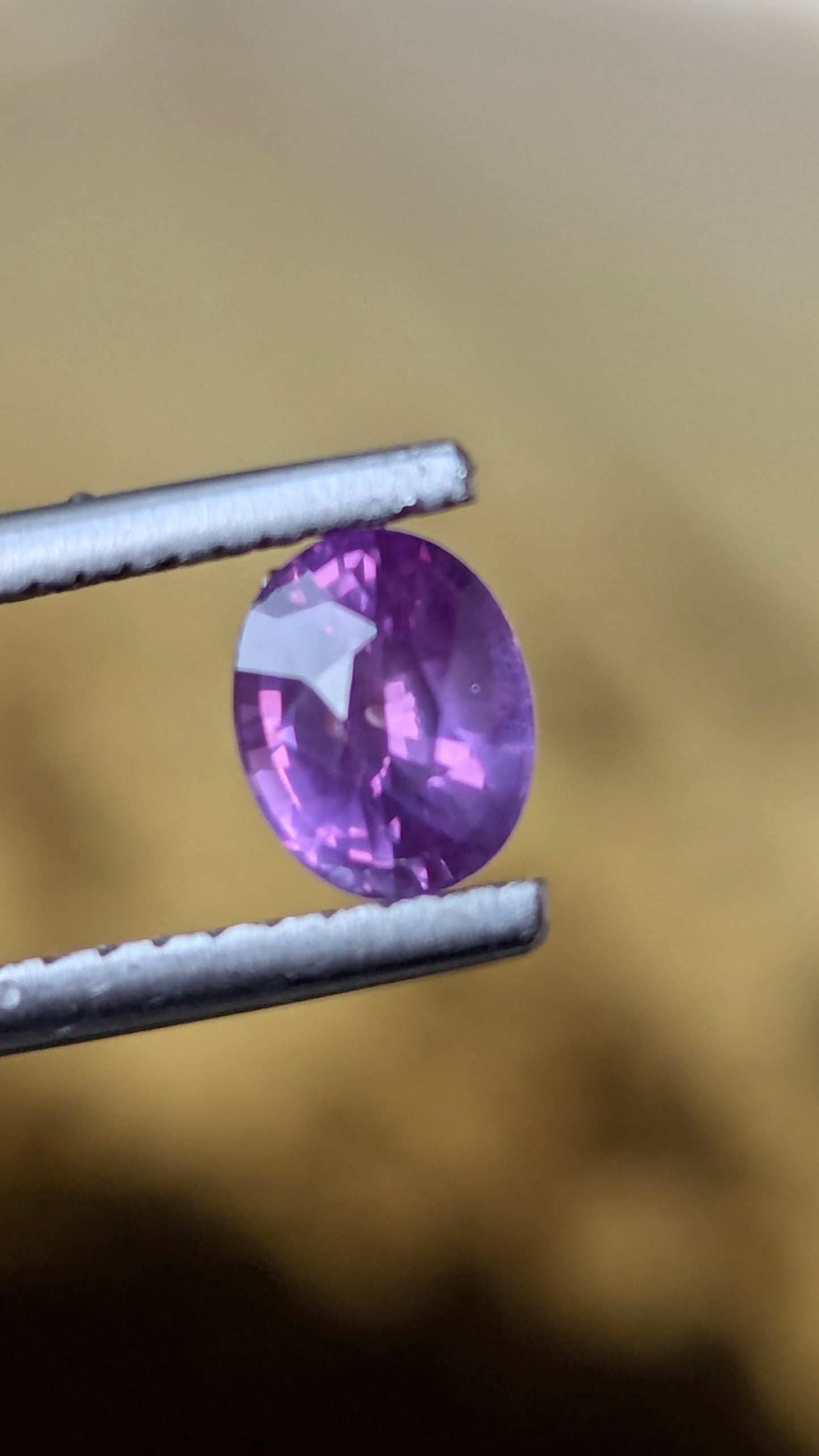 Natural Purple Sapphire 0.90 Ct | Unheated Ceylon Sapphire | GRC-SAP-092