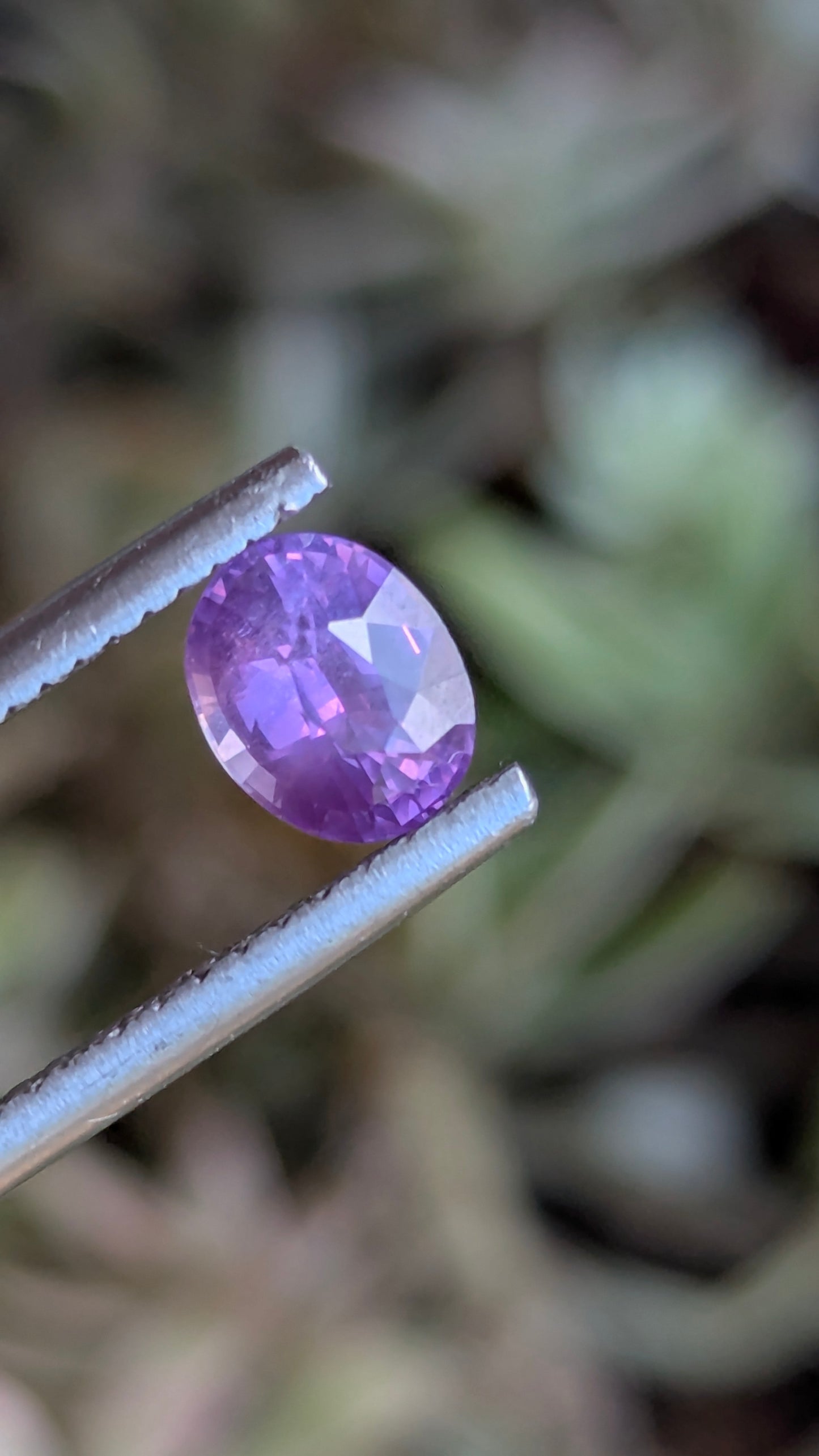 Natural Purple Sapphire 0.90 Ct | Unheated Ceylon Sapphire | GRC-SAP-092