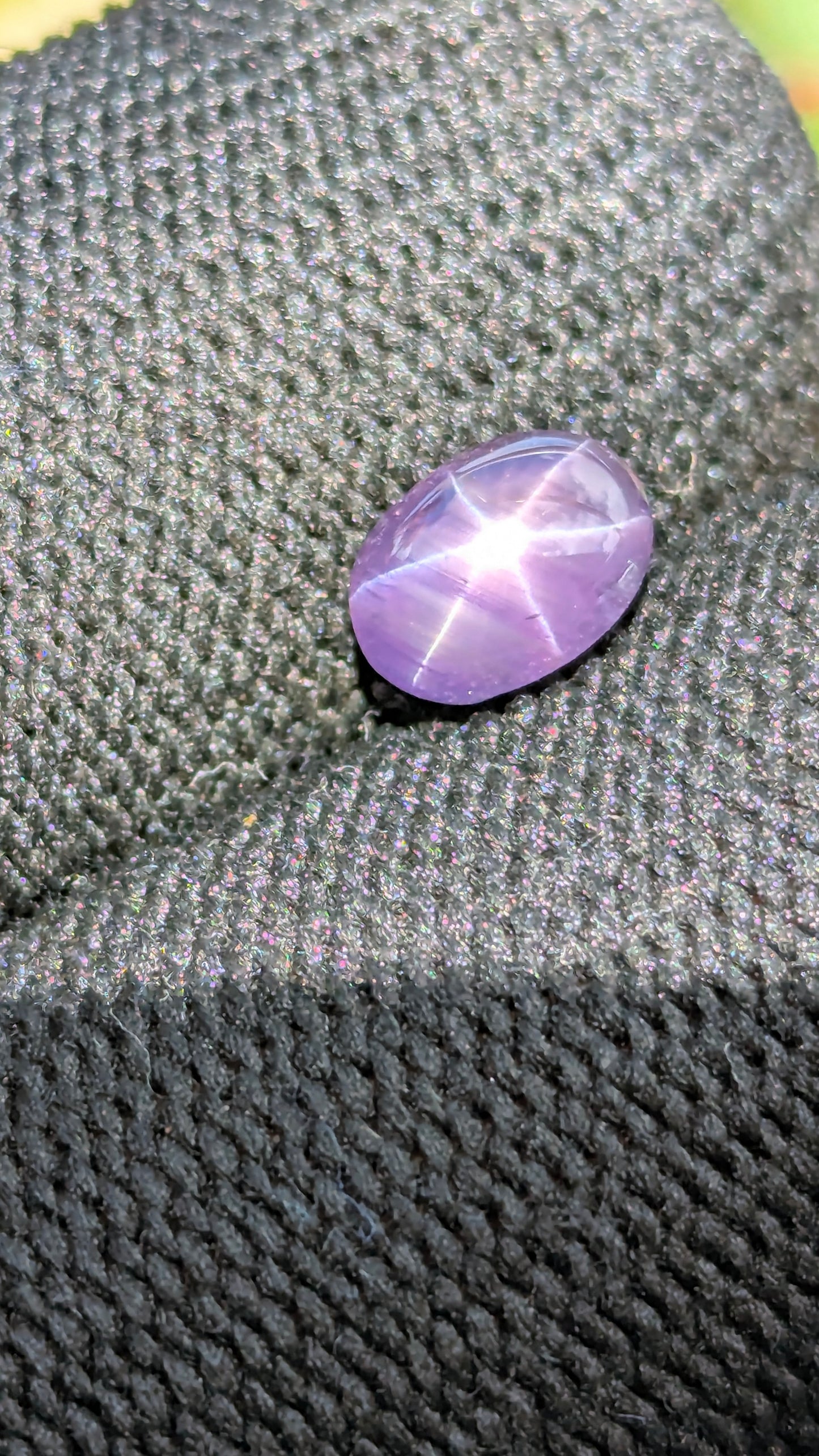 Natural Purple Star Sapphire 2.46 Ct