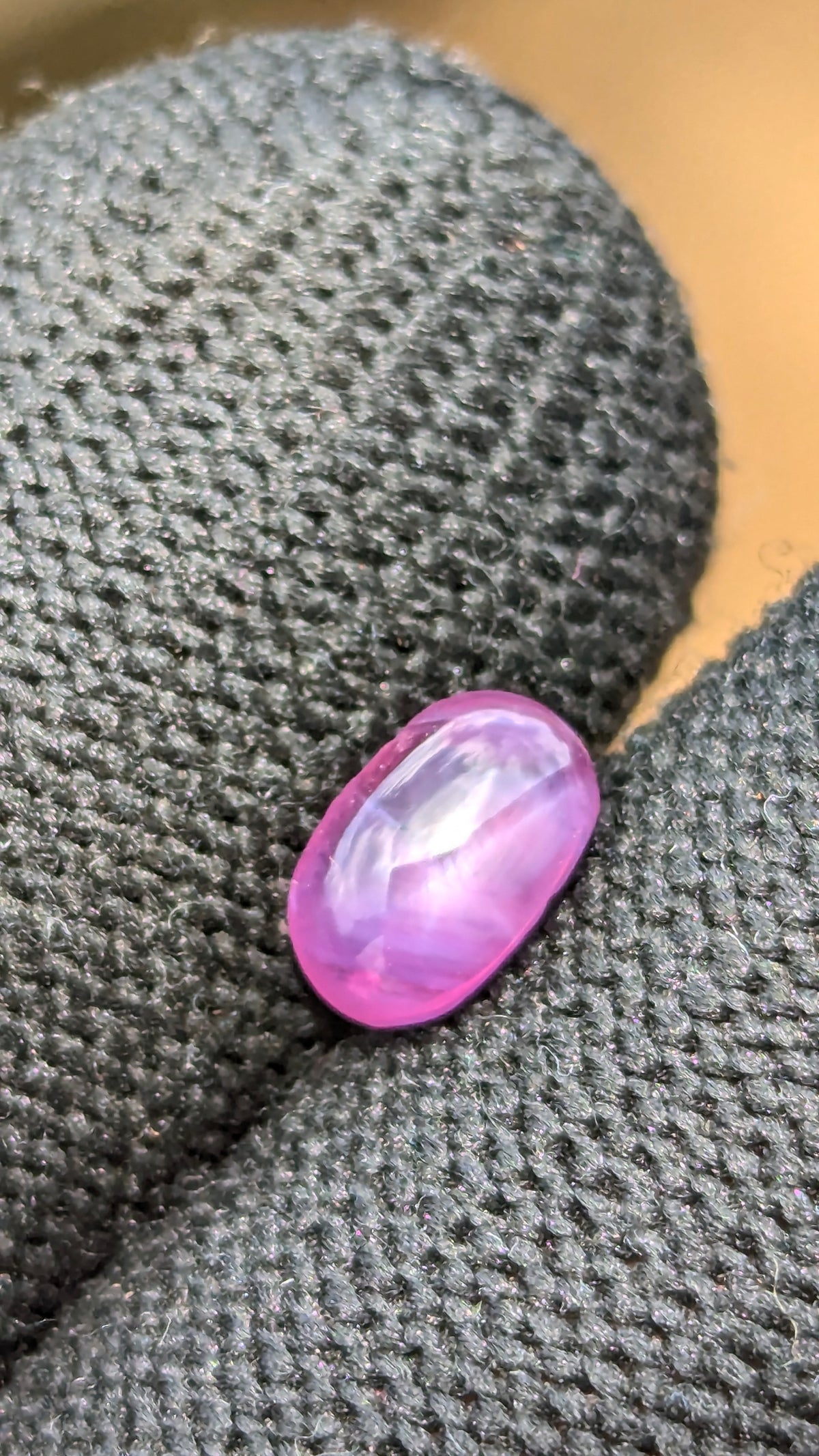 Natural Pink Star Sapphire 1.90ct – Untreated Oval Cabochon | Ceylon