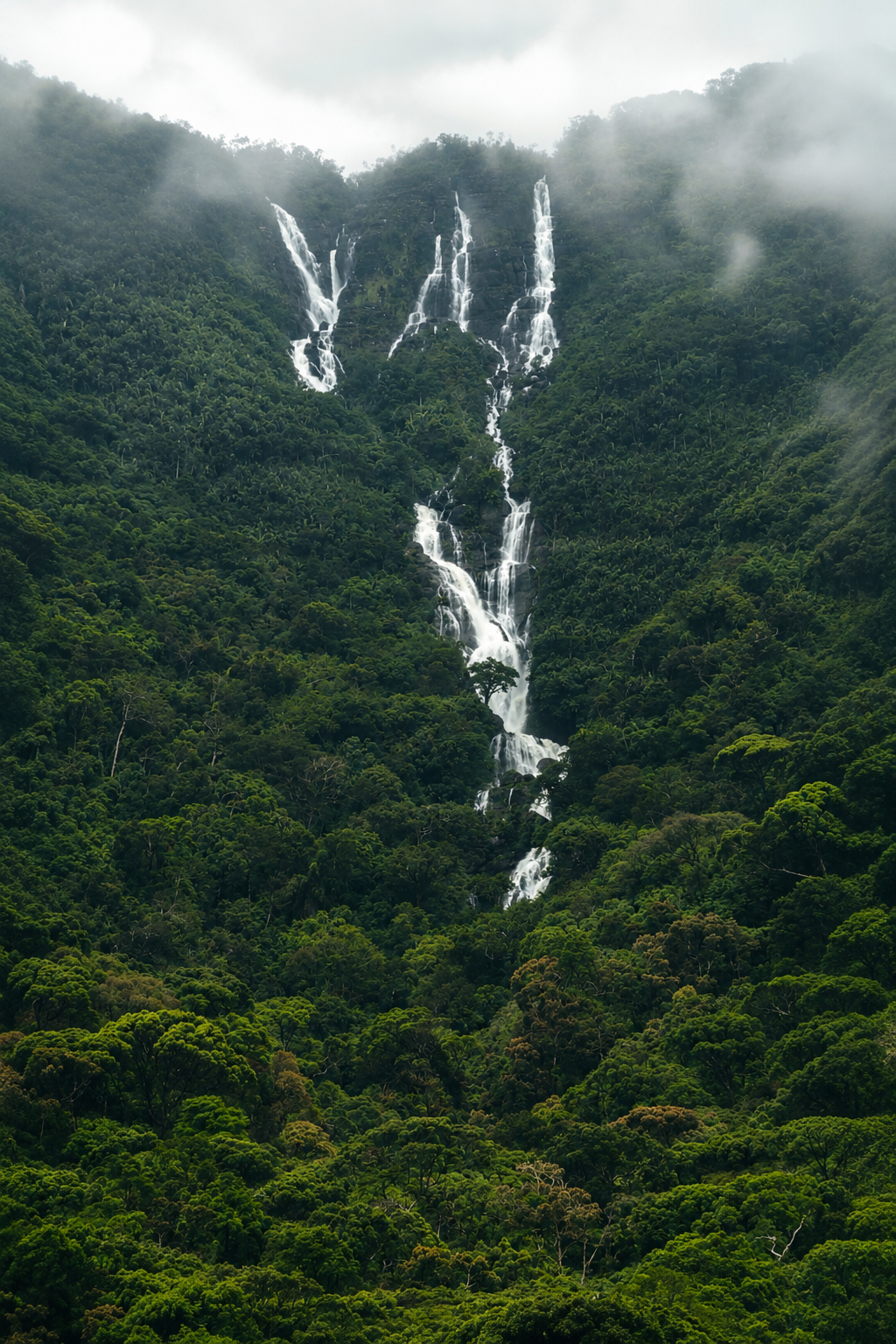 Sinharaja rainforest region in Sri Lanka, source of natural gemstones and sapphires